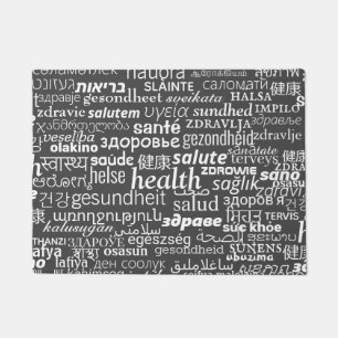 Tapete Saúde - Multi-Idioma Internacional - Seja saudáv