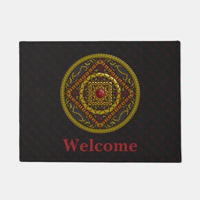 Tapete Scorpio Mandala Doormat (Frente)