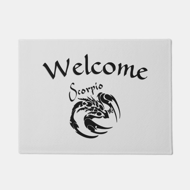Tapete Scorpio Zodiac Símbolo e Sinal (Frente)