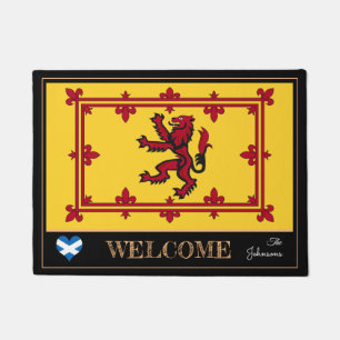 Tapete Scotland & Scottish Flag, Lion house mat /Welcome