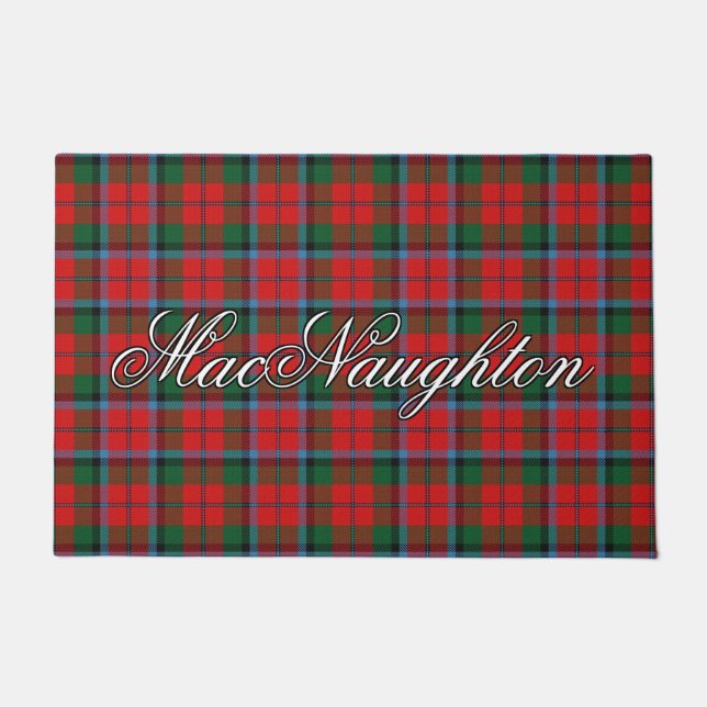 Tapete Scots Vista Clan MacNaughton MacNachtan Tartan (Frente)