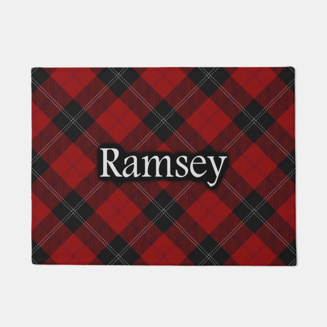 Tapete Scottish Clan Ramsay Ramsey Tartan (Frente)