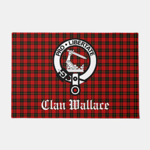 Tapete Scottish Clan Wallace Crest Crachá e Tartan