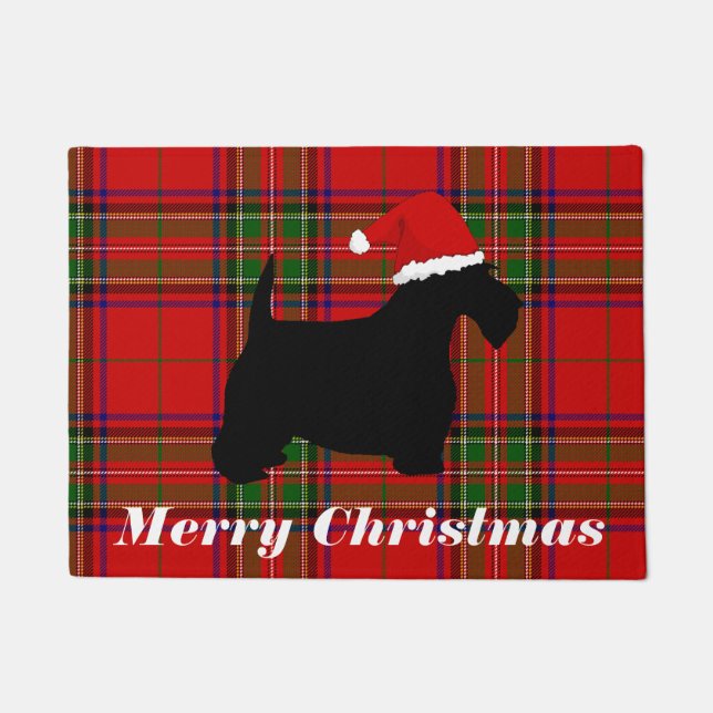 Tapete Scottish Terrier customizável (Frente)