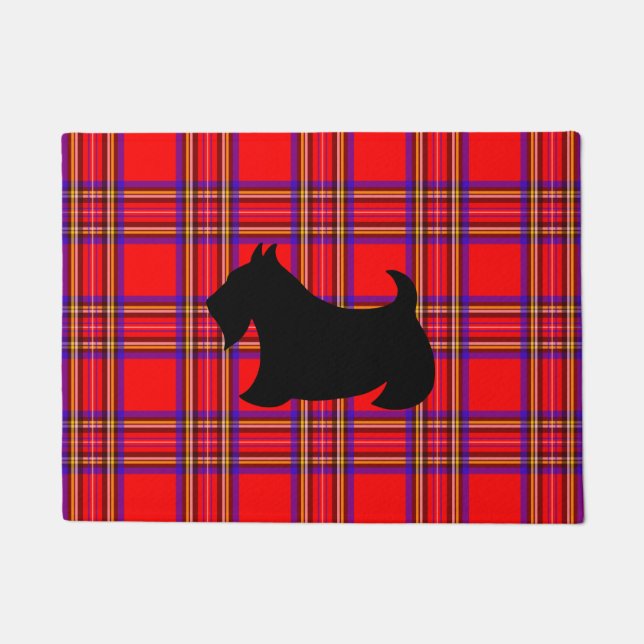 Tapete Scottish Terrier Scotty Dog Rug Doormat Gift (Frente)