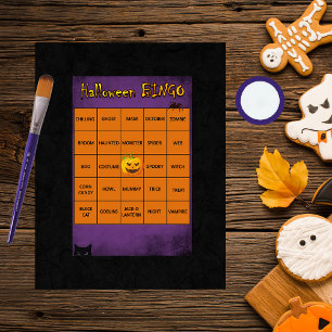 tapete Scrapbook Halloween BINGO