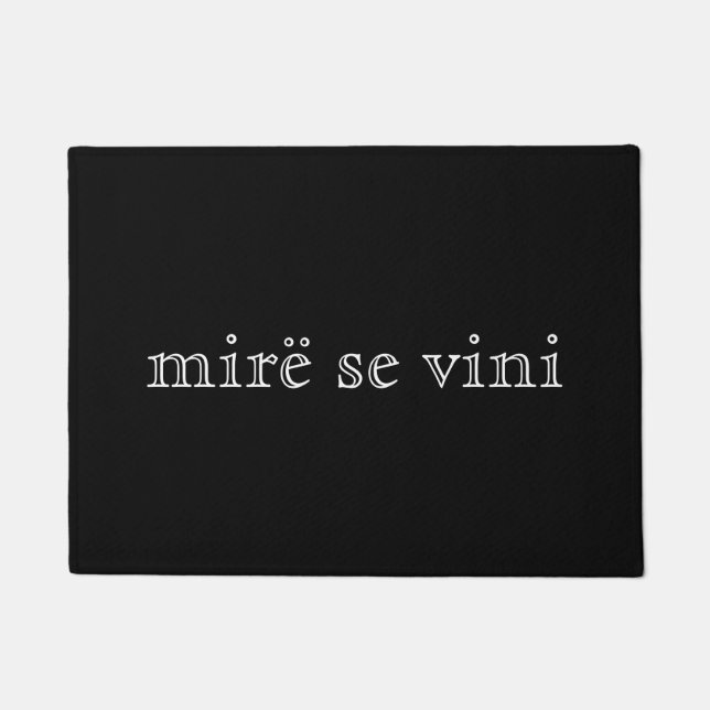 Tapete SE do mirë vini (Frente)