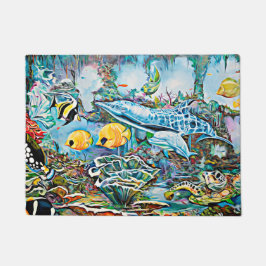 Tapete Sea Creatures Beach House Door Mat