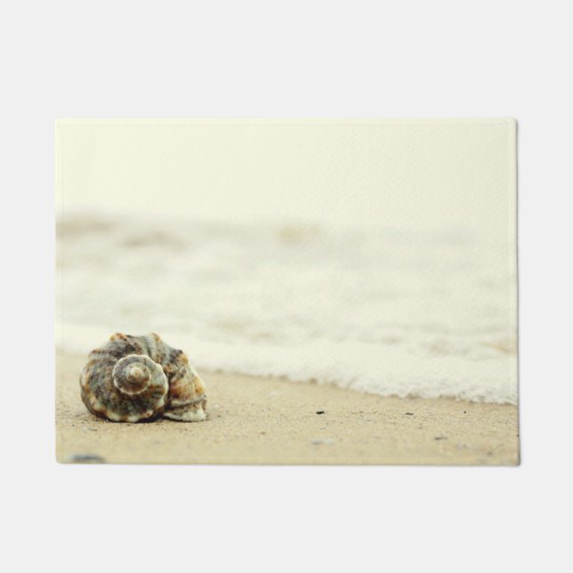 Tapete Seashell apenas na praia (Frente)