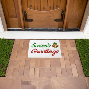 Tapete Seasons Saudações Belga Escrito verde de Natal