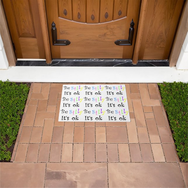 Tapete Seja Bobo, está bem-doormat (Ar livre)