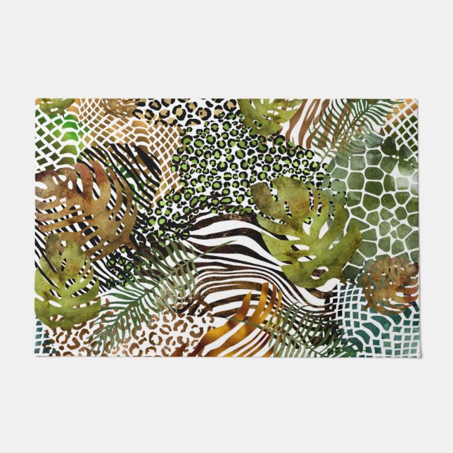 Tapete Selva de abstrato (Frente)