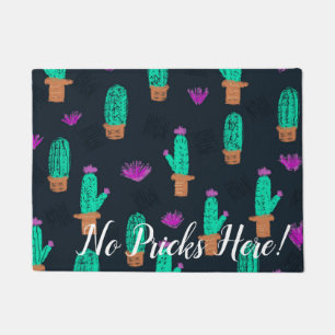 Tapete Sem Espinhos Aqui Cactus Desenhos Personalizados