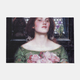 Tapete Senhora e Rosas, John William Waterhouse