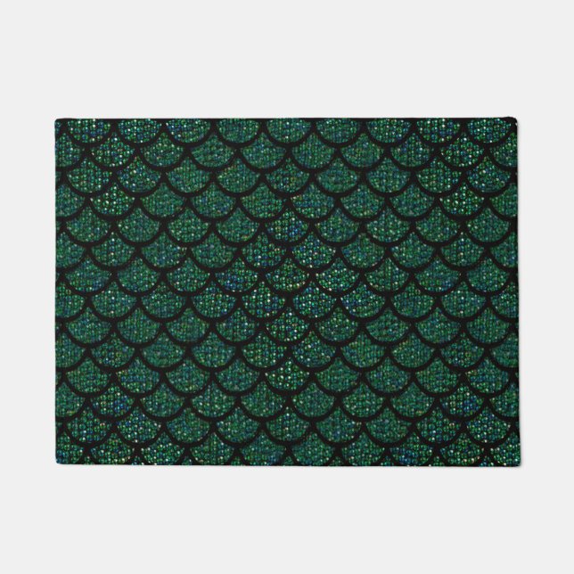 Tapete sequin sermaid door mat doormat (Frente)