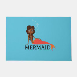 Tapete Sereia Bonita (Linda Menina Negra)