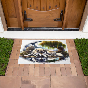 Tapete Serenidade Ligada A Lobo Desmoronante 36x24