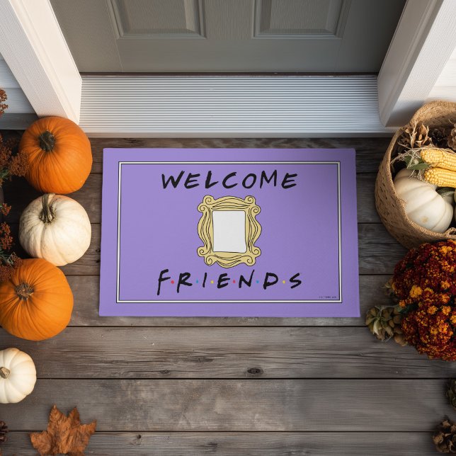 Tapete Série TV Welcome FRIENDS™ (Door mat on simulated porch)