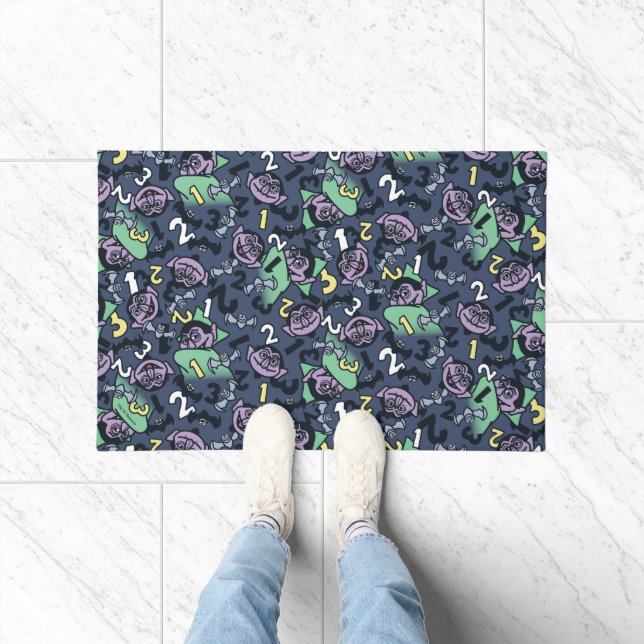 Tapete Sésamo Sésamo | Conde von Count Doodle Pattern (Interior)
