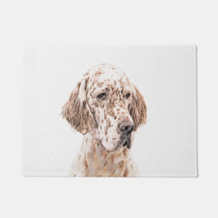 Tapete Setter Inglês Laranja Belton - Pintura de Cão