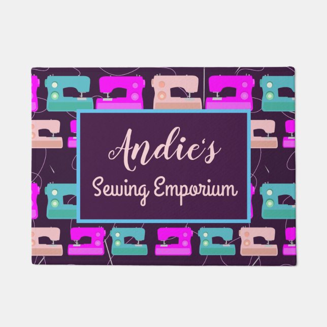 Tapete Sewing Room Quilter Secador Secundário Colorido (Frente)