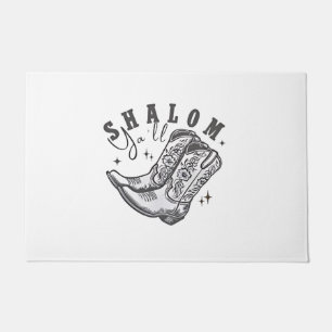 Tapete Shalom Y'all Cowboy judeu Hanukkah West
