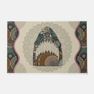 Tapete Shark Sasquatch Yeti Themed Door Mat