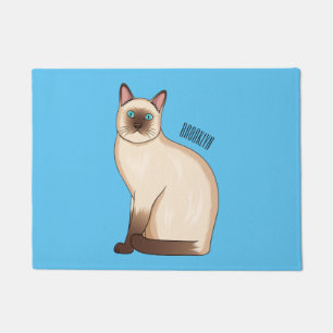 Tapete Siamese cat cartoon illustration
