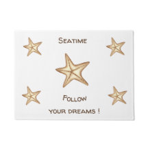Siga seus sonhos aquarela Seatime Estrela do Mar