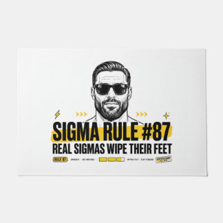 Tapete Sigma Rule 87 Real Sigmas Wipe Feet Doormat