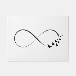 Tapete Símbolo da borboleta da infinidade