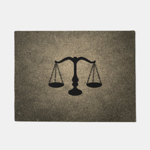 Tapete Símbolo de Escala de Justiça