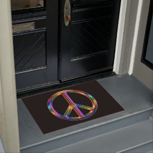 Tapete Símbolo de Paz Chrome