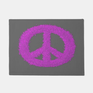 Tapete Símbolo de Paz Colorido da Fúchsia