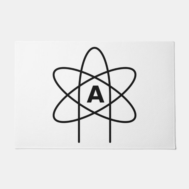 Tapete Símbolo do ateísmo (Atom Emblem) (Frente)