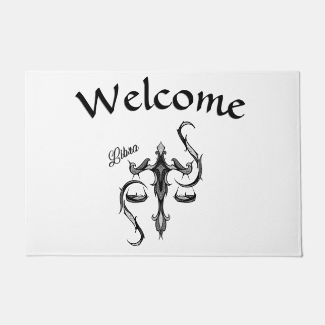 Tapete Símbolo Libra Zodiac (Frente)