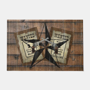 Tapete Símbolo Russo Texas Star Western Dual Pistols