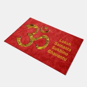 Tapete Símbolo santamente OM/ouro & mantra de Aum