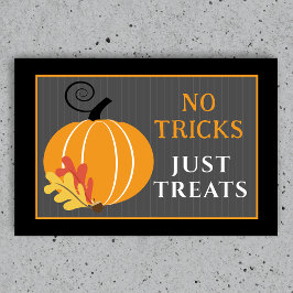 Tapete Simples Folhas de Outono de Abóbora Halloween