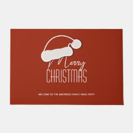 Tapete Simples Tipografia Feliz Festa de Natal Bem-vindo