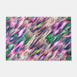 Tapete Simulando rocha ou estalagmite com cores inflamáve