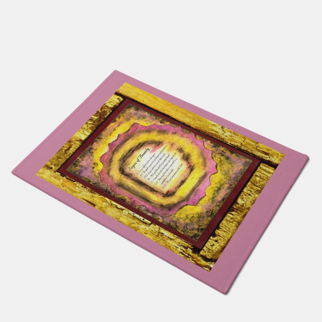 Tapete Sinais de beleza (Inclinado)