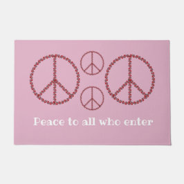 Tapete Sinal de paz rosa