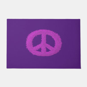 Tapete Sinal de Paz Roxo