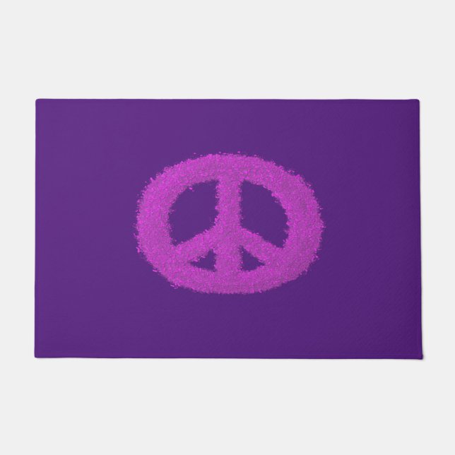 Tapete Sinal de Paz Roxo (Frente)