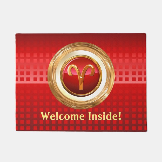 Tapete Sinal do zodíaco do Aries (Frente)