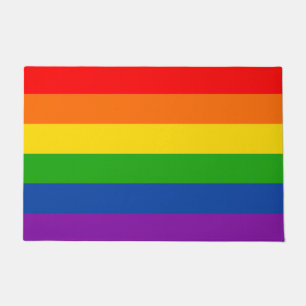 Tapete Sinalizador do Orgulho LGBTQ+ Arco-Íris, Cores Org
