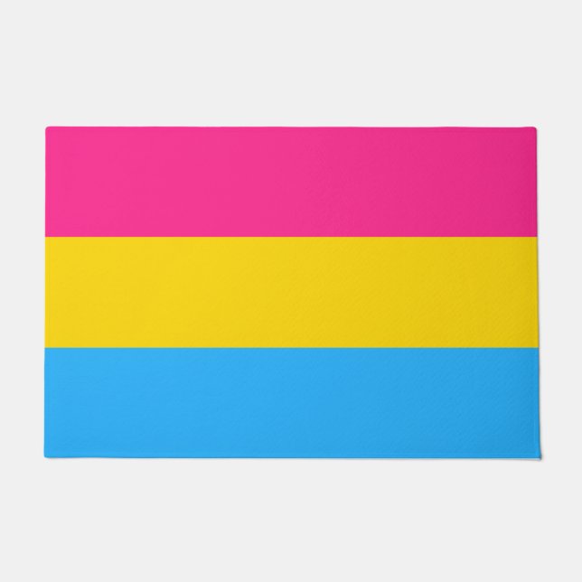 Tapete Sinalizador do Orgulho Pansexual LGBTQ (Frente)