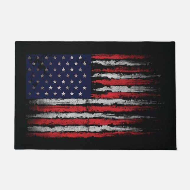Tapete Sinalizador Grunge U.S.A (Frente)