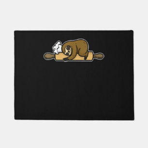 Tapete Sloth baker   chef engraçado   presente de cozinh
